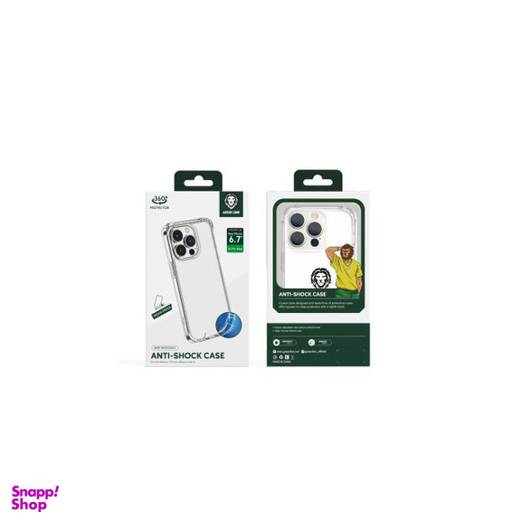 کاور گرین مدل Anti-shock case مناسب برای گوشی موبایل اپل iPhone 14 pro max