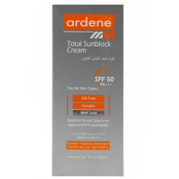 کرم ضد آفتاب آقایان آردن مدل Total با SPF 50 حجم 50 میلی‌ لیتر