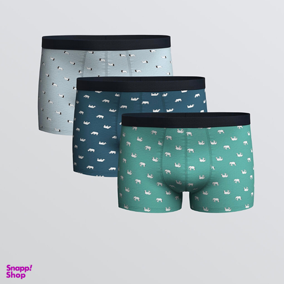 شورت مردانه ال سی وایکیکی مدل TURK44 مجموعه 3 عددی