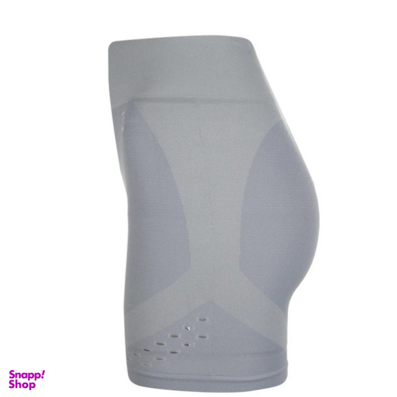 ست 3 تکه نیم تنه کراپ، لگ ورزشی و شلوارک ورزشی زنانه دریم اسلیم کد T799 رنگ طوسی