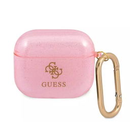 کاور محافظ ایرپاد سی جی موبایل مدل Guess Glossy Crown Case مناسب Apple Airpods 3