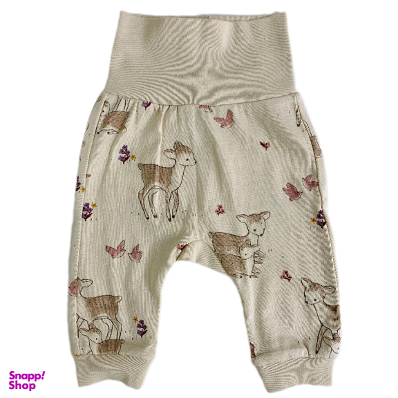 شلوار راحتی نوزاد مدل آهو کمر پهن