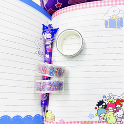 بسته لوازم تحریر مدل کرومی عروسکی کد 03 مجموعه 11 عددی