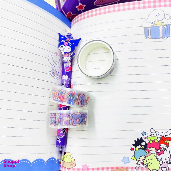 بسته لوازم تحریر مدل کرومی عروسکی کد 03 مجموعه 11 عددی