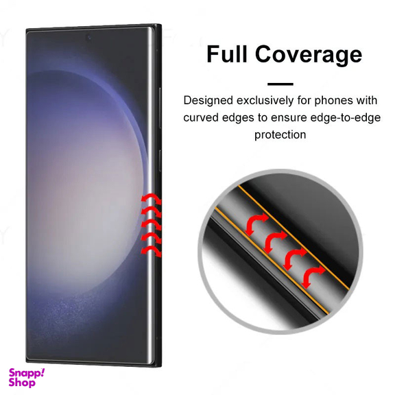 محافظ صفحه نمایش یووی لایت گرین لاین مدل 3D UV-GLASS مناسب برای گوشی موبایل سامسونگ Galaxy S23 Ultra