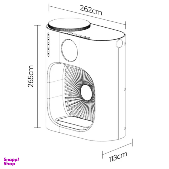پنکه رومیزی لایدستو مدل XD-ZMLFS02