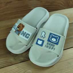 دمپایی بچگانه زیتون مدل الیت رنگ کرم