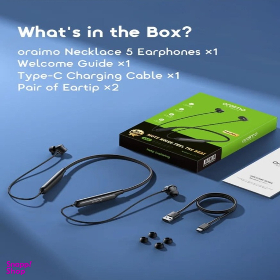 هدفون بلوتوثی دورگردنی اورایمو مدل Necklace 5