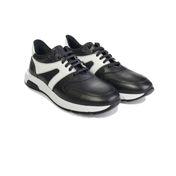 کفش مردانه چرم مشهد مدل J6187 رنگ مشکی