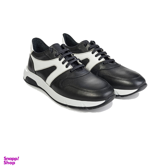 کفش مردانه چرم مشهد مدل J6187 رنگ مشکی