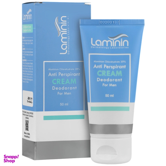 کرم ضد تعریق دئودرانت آقایان لامینین مدل Anti Perspirant حجم 50 میلی لیتر