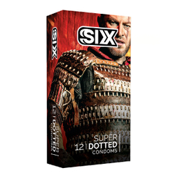 کاندوم سیکس مدل Super dotted بسته 12 عددی