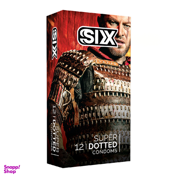 کاندوم سیکس مدل Super dotted بسته 12 عددی