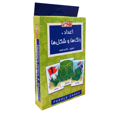 فلش کارت اعداد رنگ ها و شکل ها انتشارات عسل نشر