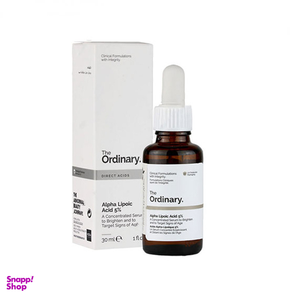 سرم روشن کننده و ضد لک دی اوردینری مدل Alpha Lipoic Acid 5% حجم 30 میلی لیتر