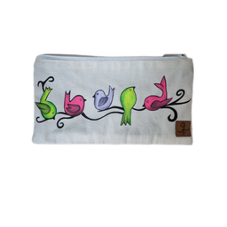 جامدادی طرح پرنده های رنگی