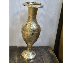 گلدان قلم‌ کاری طاووس کد Fv001