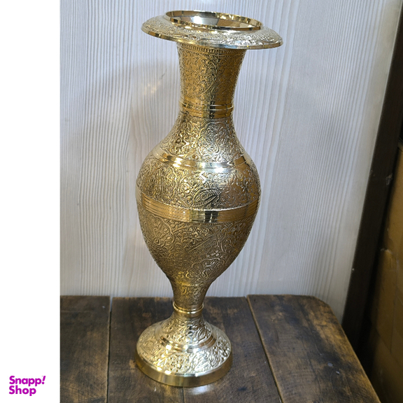 گلدان قلم‌ کاری طاووس کد Fv001