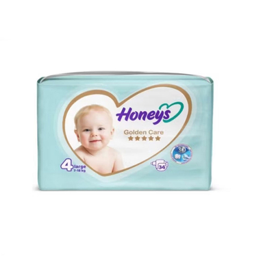 پوشک بچه هانیز (Honeys) سایز 4 بسته 34 عددی
