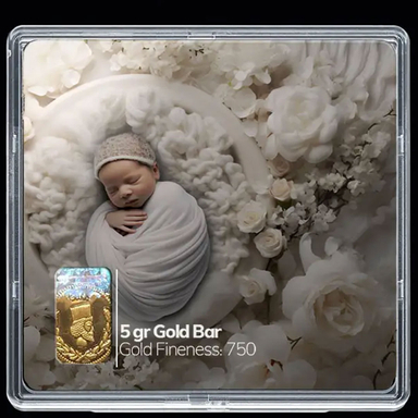 شمش طلا 18 عیار مدوپد مدل SG10348