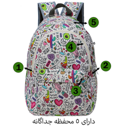 کوله پشتی دخترانه توریث مدل NHH-150003