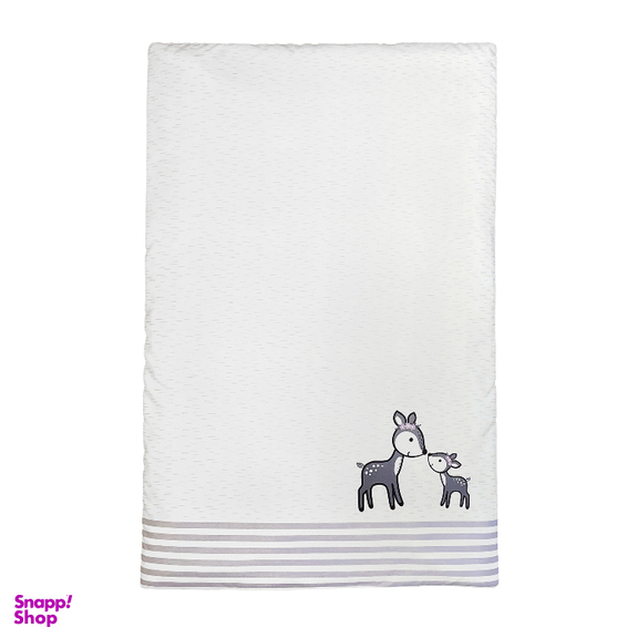 سرویس خواب 5 تکه نوزاد طرح آهو پینک بلو