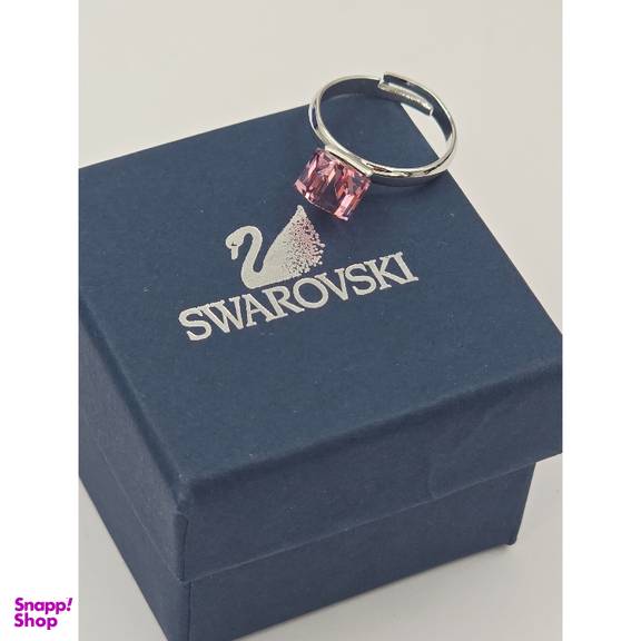 انگشتر زنانه طرح سواروسکی مدل مکعب کد swarovski99