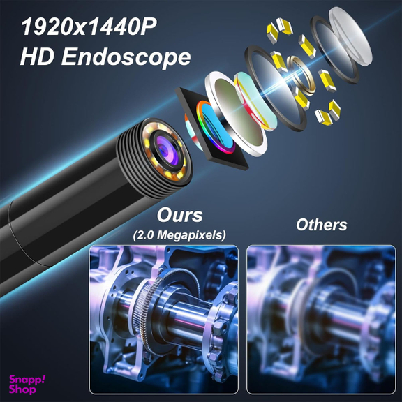 دوربین آندوسکوپی مدل 20 متر 2 لنز کد HARD WIRE HD