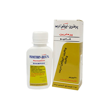 شامپو ضد شپش ایروکس مدل پرمترین یک درصد حجم 60 میلی لیتر