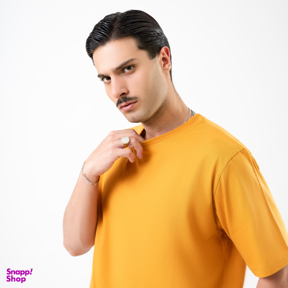 تیشرت مدل Basic رنگ خردلی