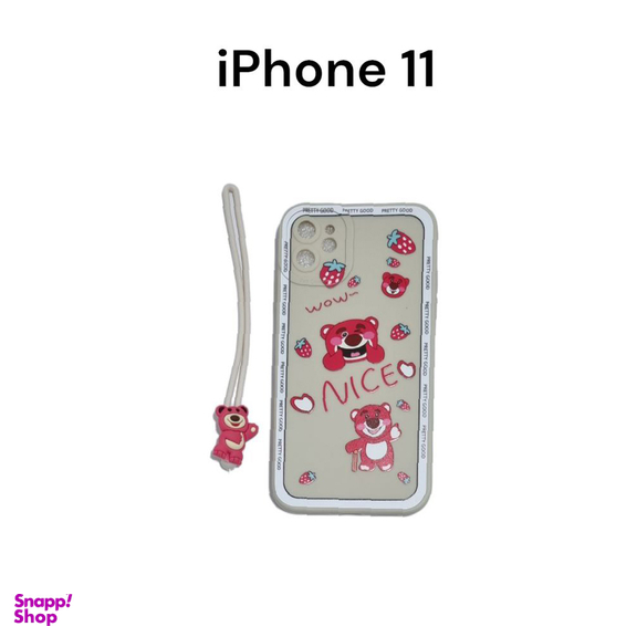 کاور موبایل کینگ پاور مدل Bear مناسب iPhone 11 به همراه آویز