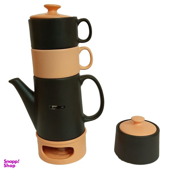 سرویس چایی خوری 7 پارچه آی سرام مدل پیزا