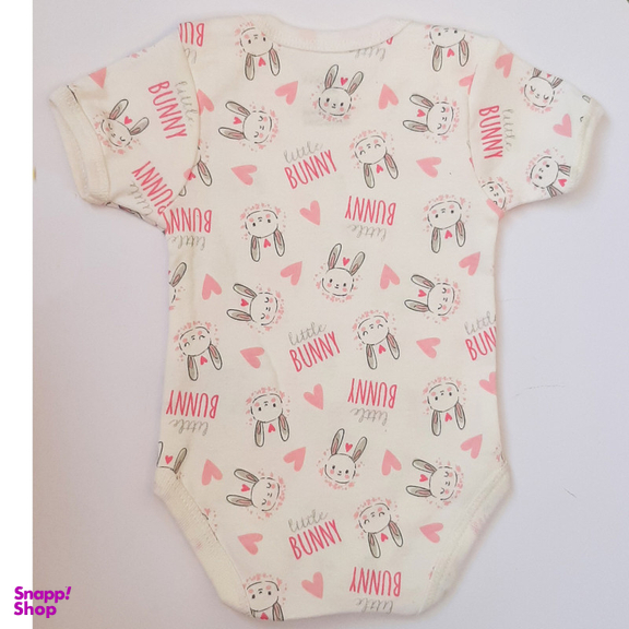 بادی آستین کوتاه نوزادی لاندنی مدل KR-602 مجموعه 2 عددی