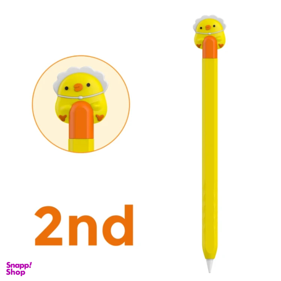 کاور قلم لمسی آهااستایل مدل PT129-2 طرح جوجه مناسب اپل سری 2