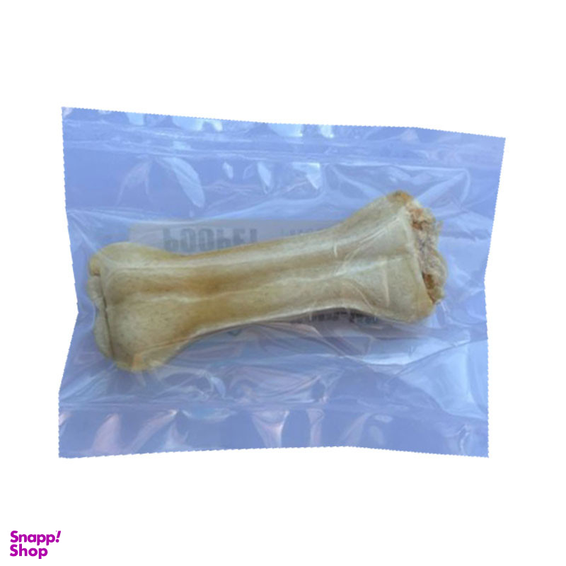 استخوان تشویقی سگ پوپت مدل White Bone 8 CM وزن 20 گرم