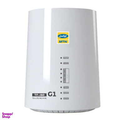 مودم 4G/TD-LTE ایرانسل مدل TF-i60 G1 به همراه سیم کارت هدیه دو قلو و 300 گیگابایت اینترنت 6 ماهه