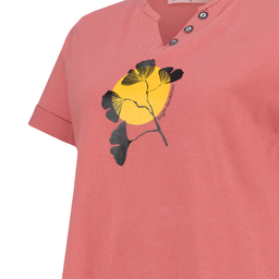 ست تیشرت و شلوارک راحتی زنانه کد 1030 رنگ صورتی