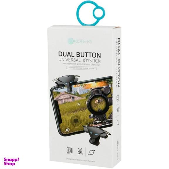 دسته بازی انگشتی گوشی موبایل کوتتسی مدل PubG Dual Button Universal Joystick 33003