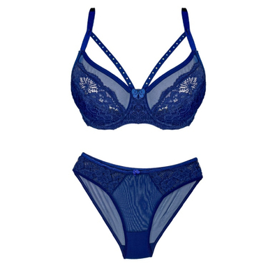 ست شورت و سوتین زنانه کد 3148 رنگ سرمه ای