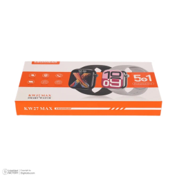 ساعت هوشمند بند سیلیکونی کیکویر مدل KW 27 Max سایز 45 میلی‌ متر