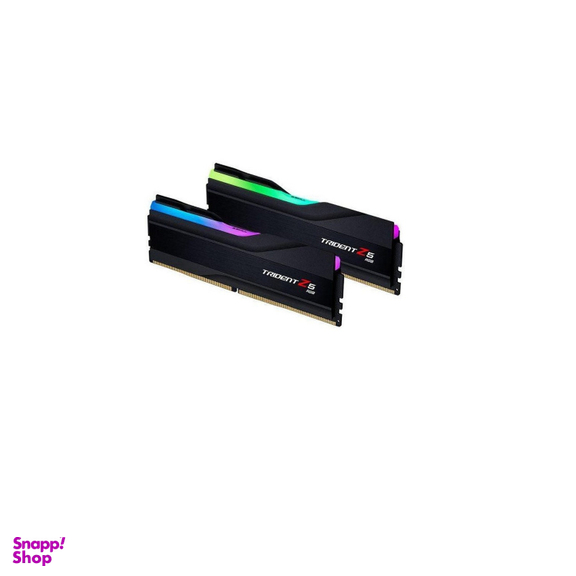 رم کامپیوتر جی اسکیل دو کاناله مدل Trident Z5 RGB فرکانس 7200 مگاهرتز DDR5 تایمینگ CL34 حافظه 16 گیگابایت بسته 2 عددی
