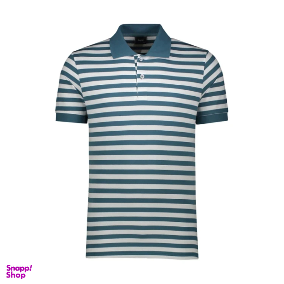 پولوشرت آستین کوتاه مردانه مدل GD-s-15119810 رنگ سفید سبز