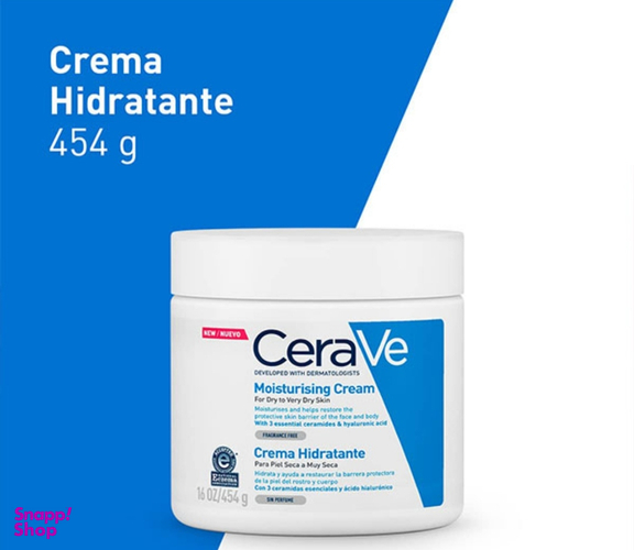 کرم مرطوب کننده سراوی مدل Idratante وزن 454  میلی لیتر