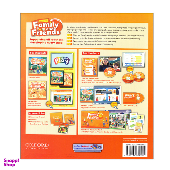 کتاب Family And Friends 4 Second Edition اثر Naomi Simmons انتشارات اشتیاق نور به همراه سی دی