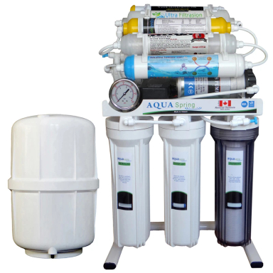 دستگاه تصفیه کننده آب آکوآ اسپرینگ مدل RO NF2800 به همراه فیلتر مجموعه 3 عددی