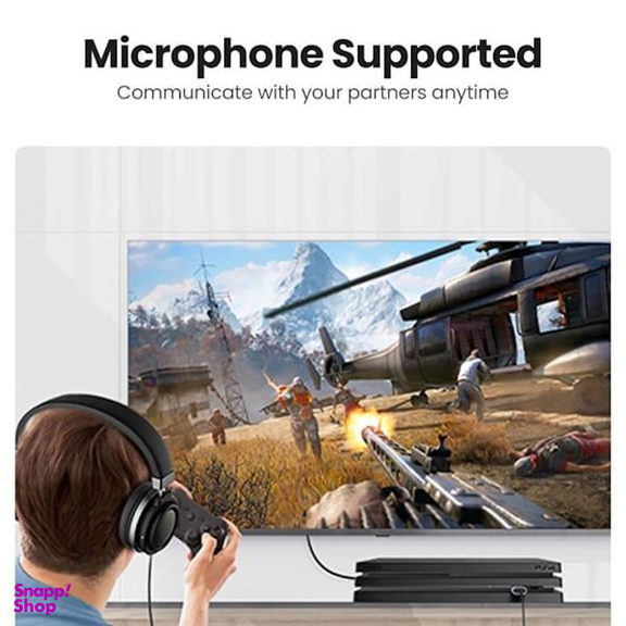 کارت صدا اکسترنال USB-A به Jack 3.5mm یوگرین مدل CM383 کد 80864