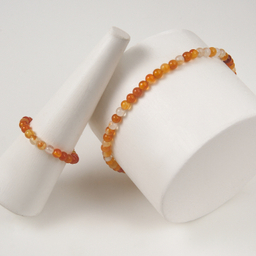 نیم ست زیور زنانه ژوپینگ کد 1171301844 رنگ کهربایی