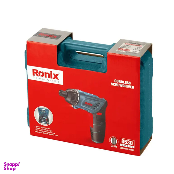 پیچ گوشتی شارژی رونیکس کد 8530