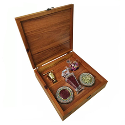 جعبه هدیه زعفران و هل ستاره زعفرانیه مدل قشقایی