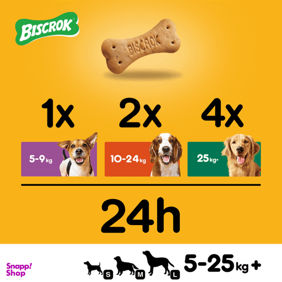 تشویقی سگ پدیگری مدل بیسکوراک Biscrock pedigree وزن 200 گرم بسته 4 عددی